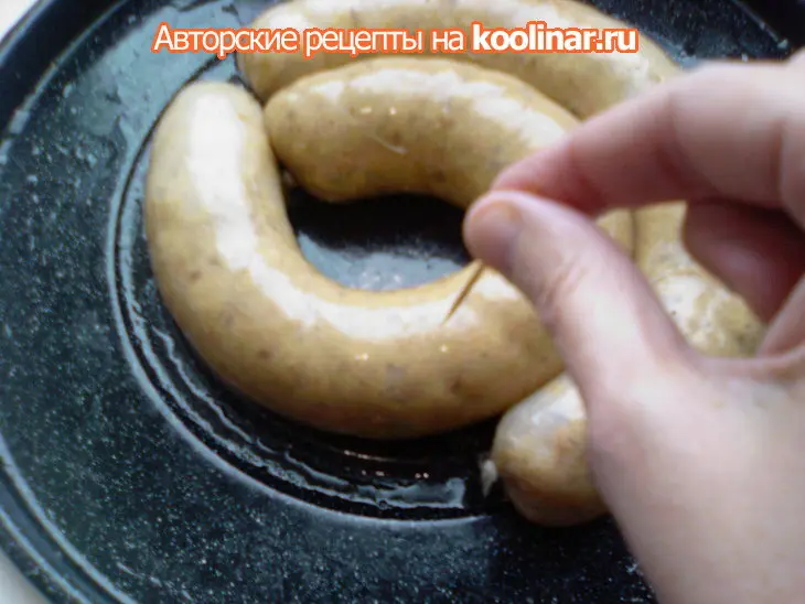 Домашние колбаски ...картофельные... по мотивам " білої кишки": шаг 7