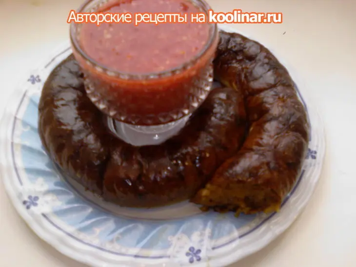 Домашние колбаски ...картофельные... по мотивам " білої кишки": шаг 8