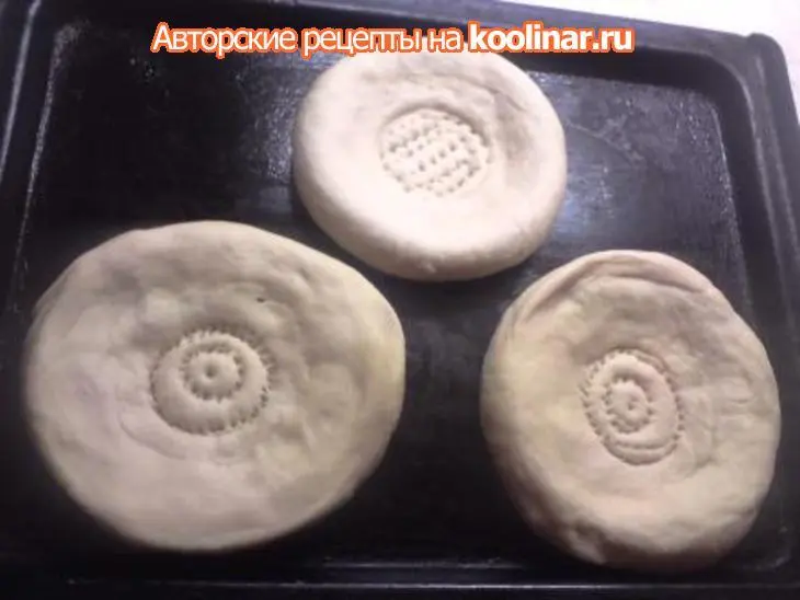 Кульча  таджикская, испеченная в духовке-кульчаи точики: шаг 7