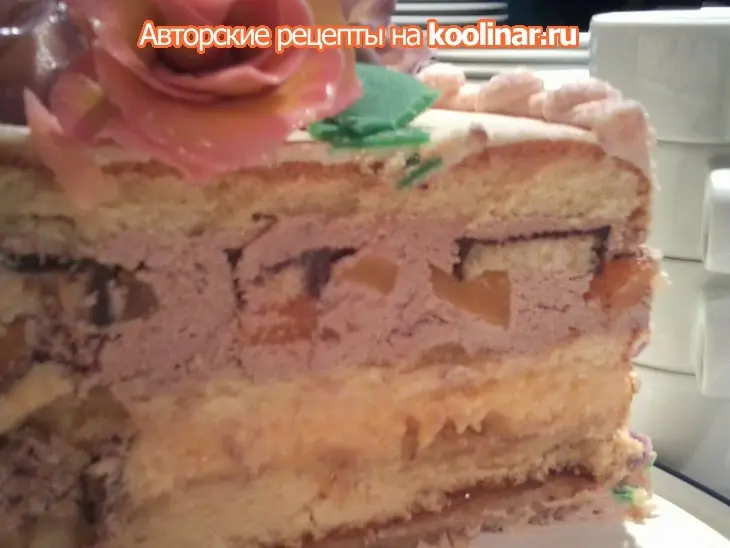 Торт "розы для милы": шаг 9