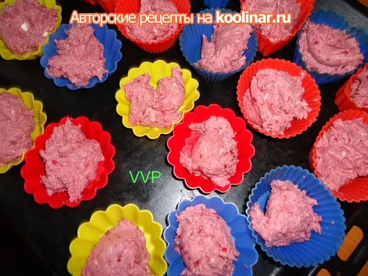 Вишневые кексы: шаг 2