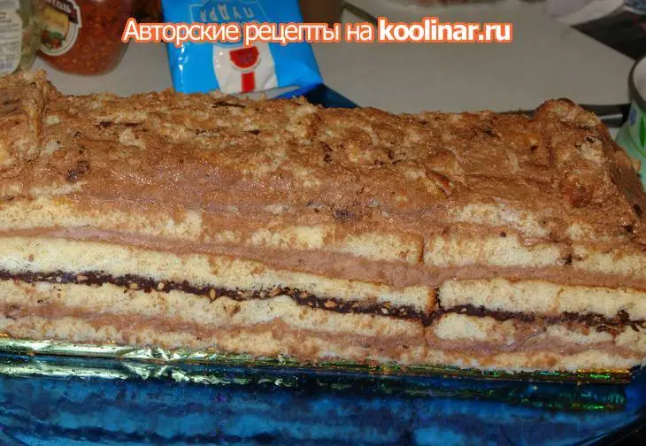 Торт "электровоз" или "голубой вагон бежит, качается...": шаг 14