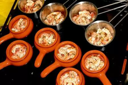Жюльен с рыбой и креветками: шаг 6