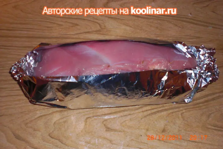 Рулет из индейки.: шаг 7