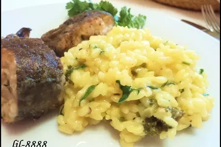 Сливочный рис с брокколи и сыром.: шаг 4