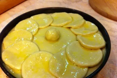 Пасхальный пирог с яйцами: шаг 8