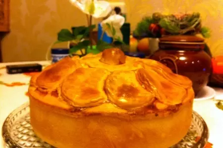 Пасхальный пирог с яйцами: шаг 9