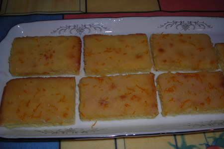 Пирожные "апельсиновые полоски": шаг 6