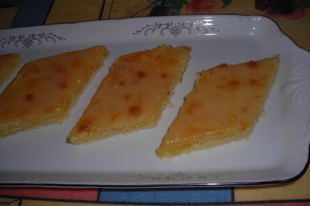 Пирожные "апельсиновые полоски": шаг 7