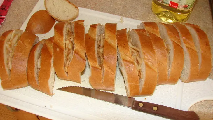 Гренки а-ля пирожки с яблоками: шаг 5