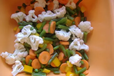 Овощное ассорти с куриным филе в горшочках: шаг 4