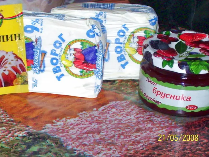 Песочные полоски с творогом: шаг 4