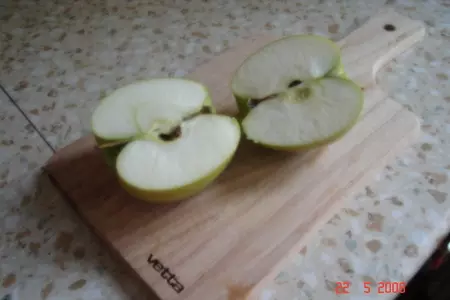 Яблочные лебеди: шаг 1