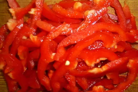 Салат по-мексикански: шаг 2