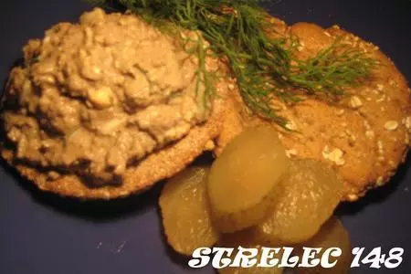 Крем из куриной печени с яйцом.: шаг 3