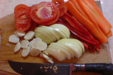 Мясо с овощами паровое: шаг 4