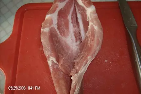 Свиные кармашки: шаг 2