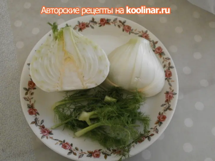 Фенхель в молочном соусе: шаг 1