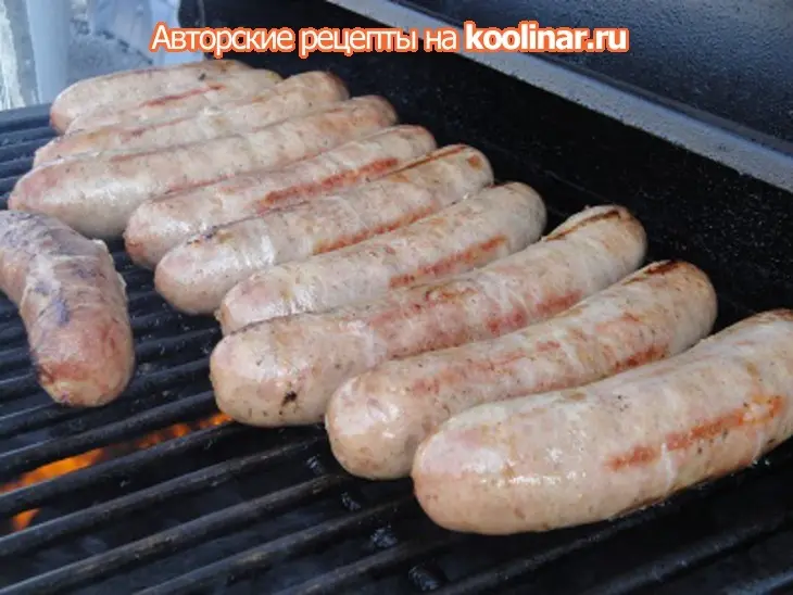 Свиные колбаски для гриля: шаг 6