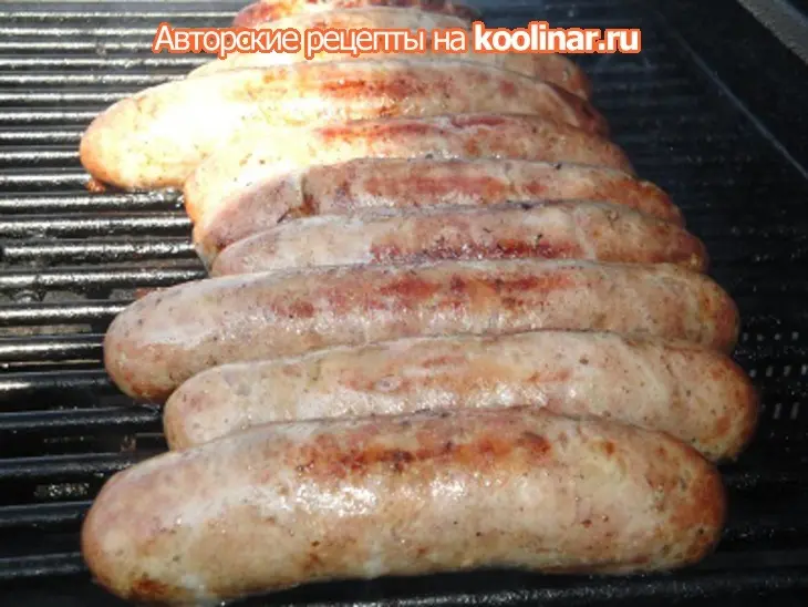 Свиные колбаски для гриля: шаг 7