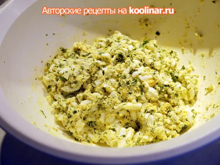 Котлетки яичные: шаг 3