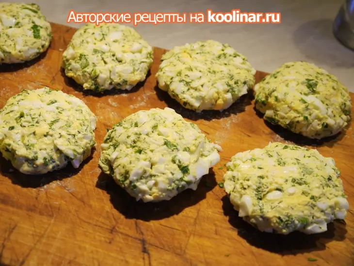 Котлетки яичные: шаг 4