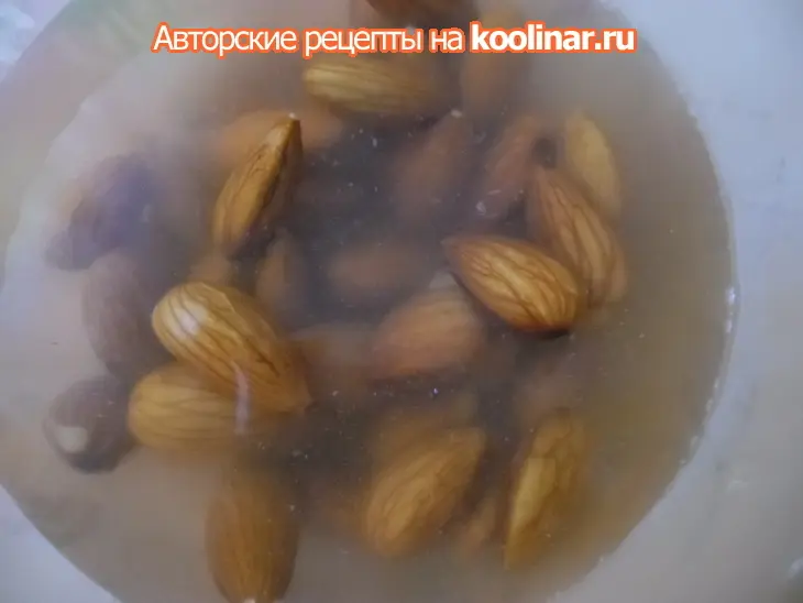 Желе "almond pleasure": шаг 1