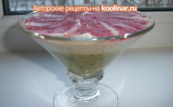 Трехцветный мусс: шаг 10