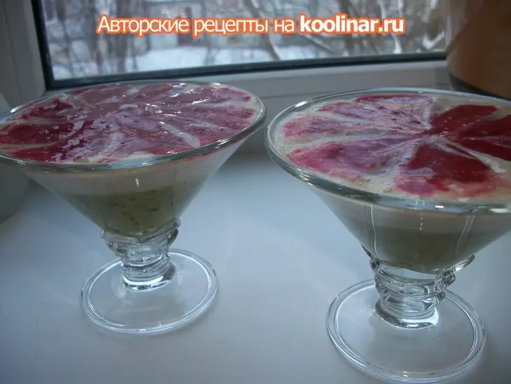 Трехцветный мусс: шаг 12