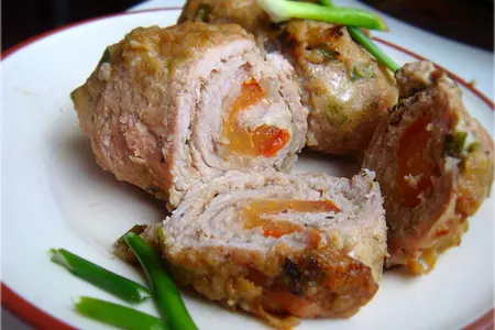 Мясные рулетики с помидорами в прованском соусе: шаг 6