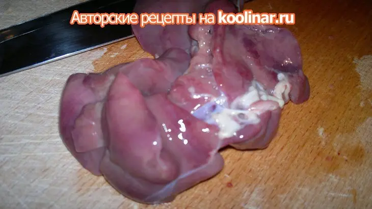 Паштет из куриной печени: шаг 1