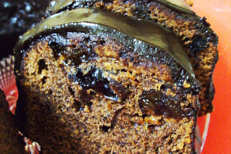 Шоколадный кекс "чернослив подшофе".: шаг 9