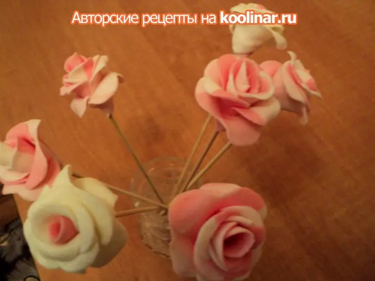 Торт «цветы» для риты.: шаг 22