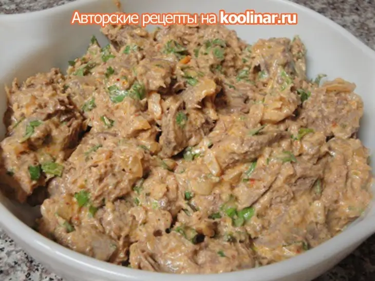 Язык с кокосовым молоком,красным карри и макадамия орехами: шаг 7