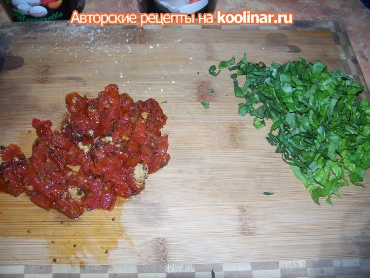 Пирожные закусочные "сырные пирамидки": шаг 2