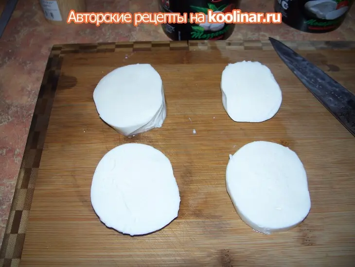 Пирожные закусочные "сырные пирамидки": шаг 3