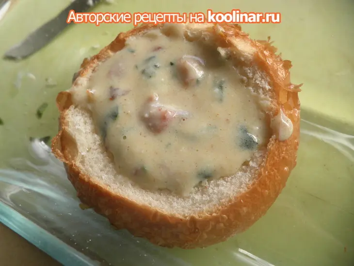 Булочка с начинкой на завтрак: шаг 4