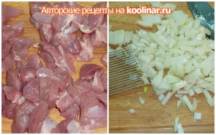 Террин из индейки с куриной печенью и солеными лесными грибами: шаг 1