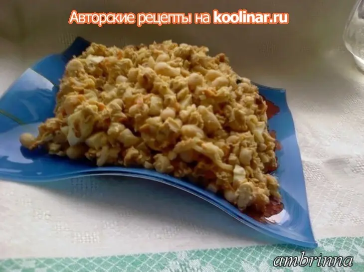 Негламурный, но вкусный салат из белой фасоли: шаг 7