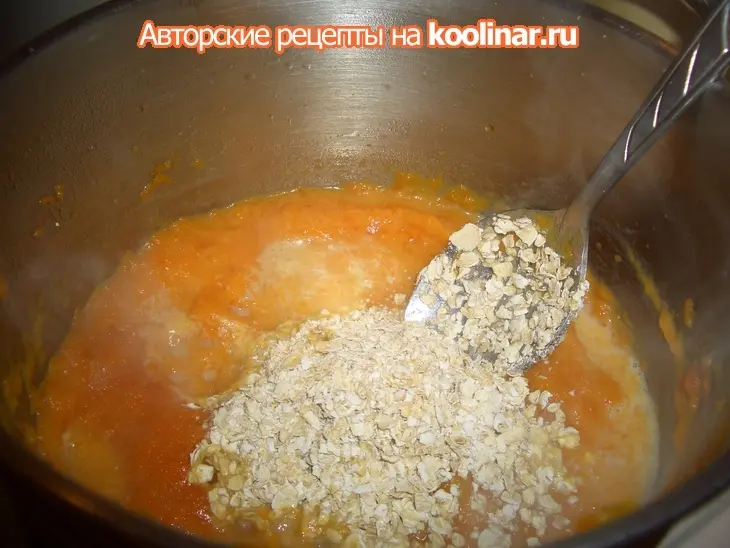 Тыквенно-банановый пудинг с ванильно-тыквенным соусом "кому по тыковке?"(дуэль): шаг 3