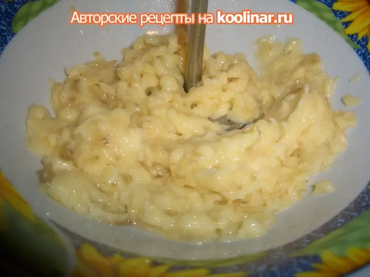 Тыквенно-банановый пудинг с ванильно-тыквенным соусом "кому по тыковке?"(дуэль): шаг 4