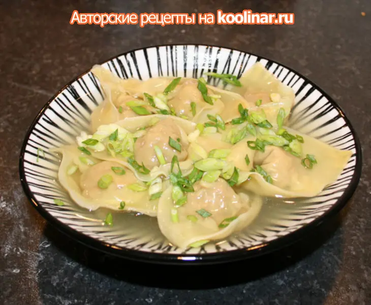 Won ton soup 1: шаг 13