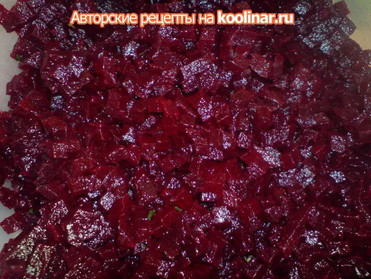 Сальса из запечённой свёклы с копчёной форелью: шаг 1