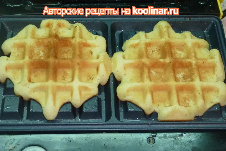 Венские вафли с карамельными яблоками: шаг 4