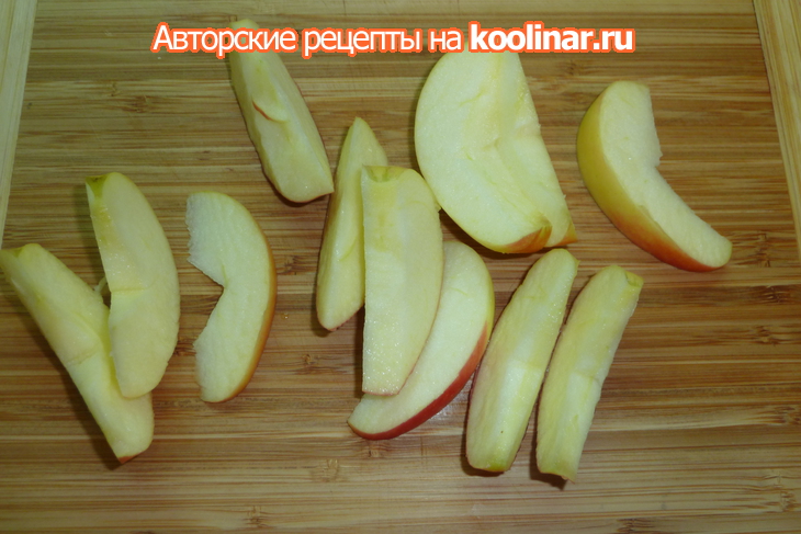 Венские вафли с карамельными яблоками: шаг 5