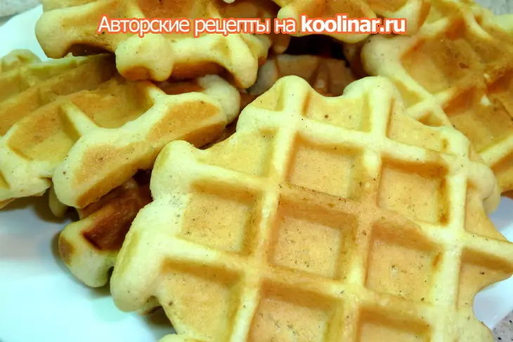 Венские вафли с карамельными яблоками: шаг 7