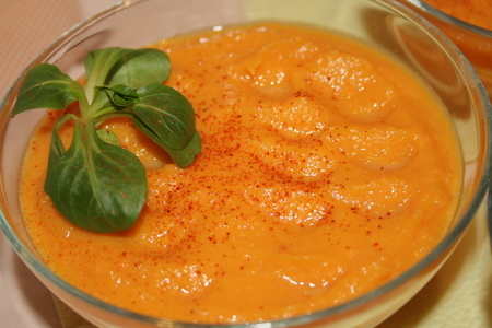Тыквенный суп с бататом "оранжевое трио": шаг 5