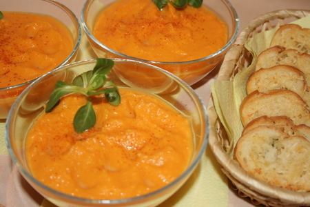 Тыквенный суп с бататом "оранжевое трио": шаг 8