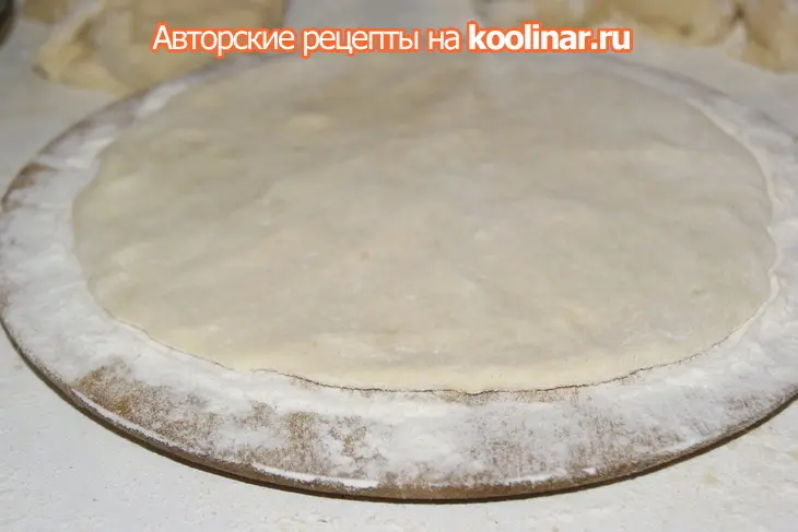 Хычины с сырно-картофельной начинкой.: шаг 4