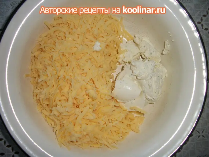 Тарталетки с грибами и двумя  видами сыра.: шаг 9